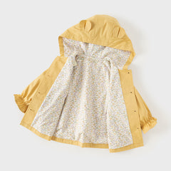Dave Bella Girl's Single Breasted Trench Coat