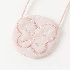 Dave&Bella Toddler Girls Autumn Sweet Pink Embroidery Mesh Princess Dress (wallet bag)