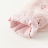 Dave&Bella Toddler Girls Sweet Pink Embroidery Mesh Princess Dress (wallet bag)