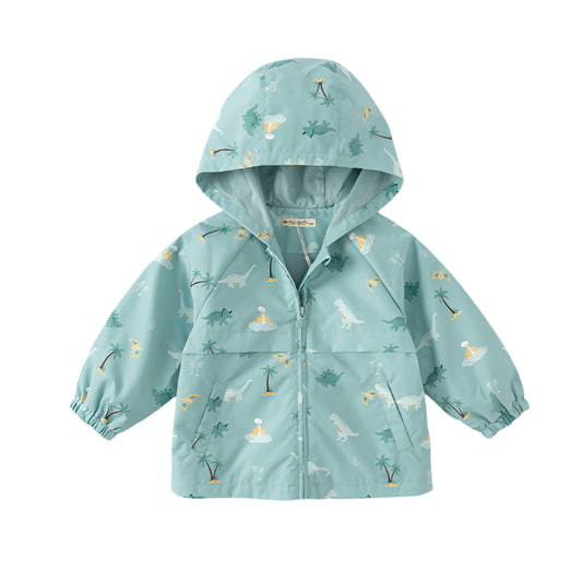Dave&Bella Boys Spring Windbreaker Waterproof Hooded Coat Jacket Top