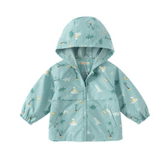 Dave&Bella Boys Spring Windbreaker Waterproof Hooded Coat Jacket Top