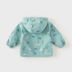 Dave&Bella Boys Spring Windbreaker Waterproof Hooded Coat Jacket Top