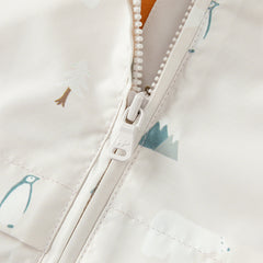 Dave&Bella Spring Boys Windbreaker Waterproof Hooded Top Coat Jacket
