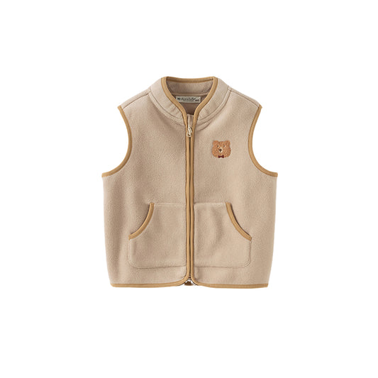 Dave&Bella Girls/Boys Autumn Sleeveless Fleece Outwear Vest Top