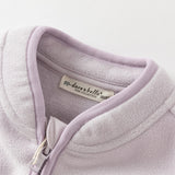 Dave&Bella Toddler Girls/Boys Multi-color Ultra-soft Sleeveless Fleece Outwear Vests