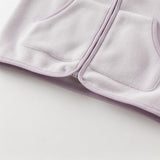 Dave&Bella Toddler Girls/Boys Multi-color Ultra-soft Sleeveless Fleece Outwear Vests
