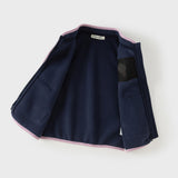 Dave&Bella Toddler Girls/Boys Multi-color Ultra-soft Sleeveless Fleece Outwear Vests