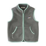 Dave&Bella Toddler Girls/Boys Multi-color Ultra-soft Sleeveless Fleece Outwear Vests