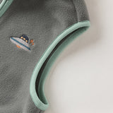 Dave&Bella Toddler Girls/Boys Multi-color Ultra-soft Sleeveless Fleece Outwear Vests