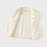 Dave&Bella Toddler Girls/Boys Multi-color Ultra-soft Sleeveless Fleece Outwear Vests