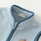 Dave&Bella Toddler Girls/Boys Multi-color Ultra-soft Sleeveless Fleece Outwear Vests
