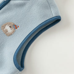 Dave&Bella Toddler Girls/Boys Multi-color Ultra-soft Sleeveless Fleece Outwear Vests