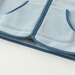 Dave&Bella Toddler Girls/Boys Multi-color Ultra-soft Sleeveless Fleece Outwear Vests