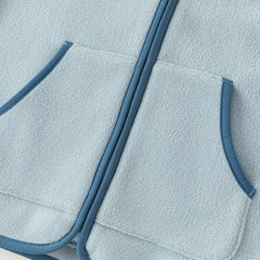 Dave&Bella Toddler Girls/Boys Multi-color Ultra-soft Sleeveless Fleece Outwear Vests