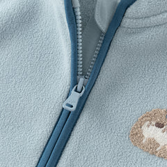 Dave&Bella Toddler Girls/Boys Multi-color Ultra-soft Sleeveless Fleece Outwear Vests