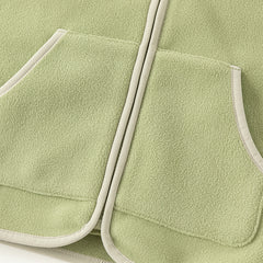 Dave&Bella Toddler Girls/Boys Multi-color Ultra-soft Sleeveless Fleece Outwear Vests