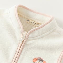 Dave&Bella Toddler Girls/Boys Multi-color Ultra-soft Sleeveless Fleece Outwear Vests