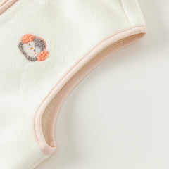 Dave&Bella Toddler Girls/Boys Multi-color Ultra-soft Sleeveless Fleece Outwear Vests