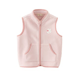 Dave&Bella Toddler Girls/Boys Multi-color Ultra-soft Sleeveless Fleece Outwear Vests