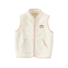 Dave&Bella Toddler Girls/Boys Multi-color Ultra-soft Sleeveless Fleece Outwear Vests