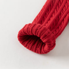 Dave&Bella Girls 2025 Preppy Knit Sweater – Versatile & Stylish