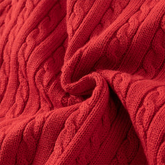 Dave&Bella Girls 2025 Preppy Knit Sweater – Versatile & Stylish