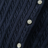 Dave&Bella Kids Girls Preppy Knit Sweater-style Cardigans