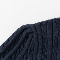 Dave&Bella Girls 2025 Preppy Knit Sweater – Versatile & Stylish
