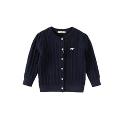 Dave&Bella Girls 2025 Preppy Knit Sweater – Versatile & Stylish