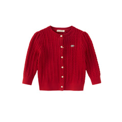 Dave&Bella Girls 2025 Preppy Knit Sweater – Versatile & Stylish