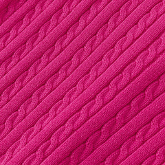 Dave&Bella Baby Girls Spring Casual Cotton Knit Sweater Overcoat Tops-Pink