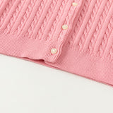 Dave&Bella Kids Girls Preppy Knit Sweater-style Cardigans – Versatile & Stylish