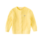 Dave&Bella Kids Girls Preppy Knit Sweater-style Cardigans