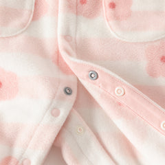 Dave&Bella Baby Girls/Boys Autumnn Print Fleece One-Pieces Romper
