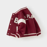 Dave&Bella Toddler Boys Wine Red Outdoor Jackets