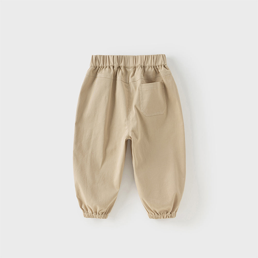 Dave&Bella Boys Toddler Leisure Cotton Light Khaki Pants