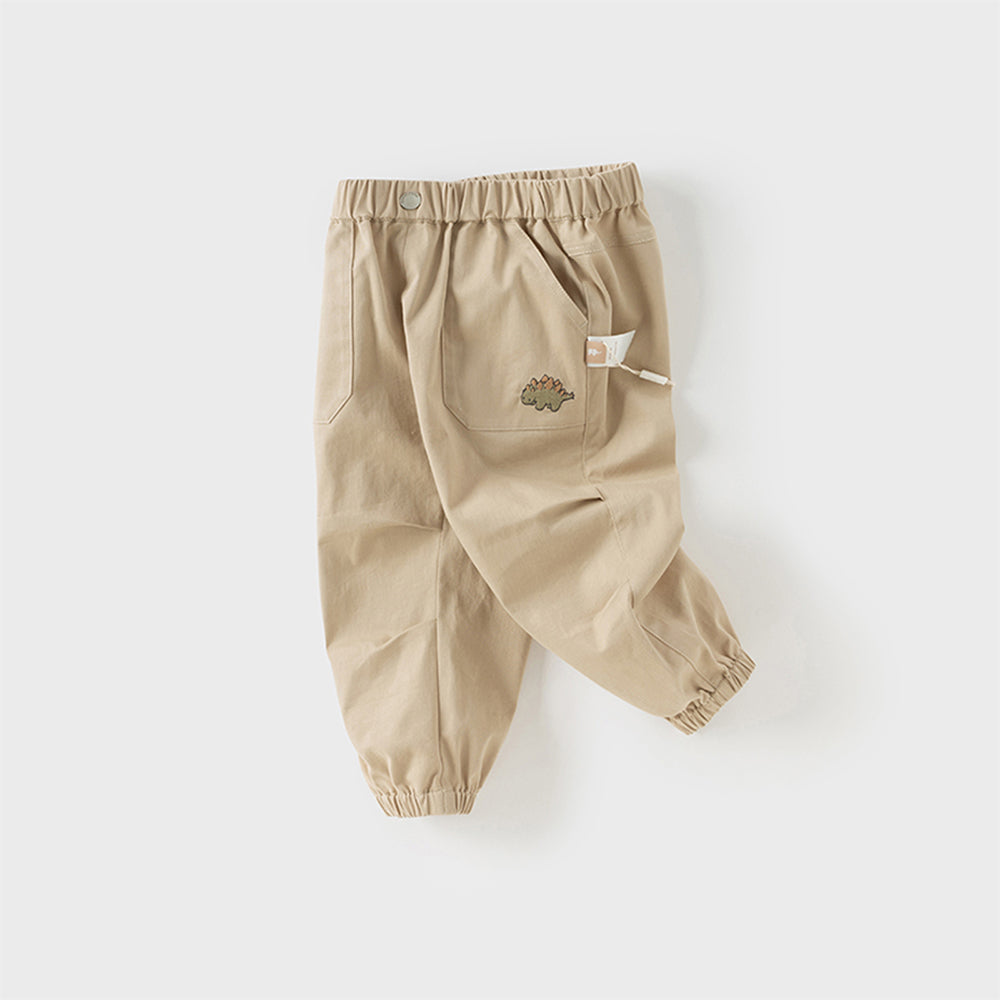 Dave&Bella Boys Toddler Leisure Cotton Light Khaki Pants