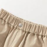 Dave&Bella Boys Toddler Leisure Cotton Light Khaki Pants