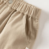 Dave&Bella Boys Toddler Leisure Cotton Light Khaki Pants
