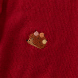 Dave&Bella Toddler Girls Adorable Red Cotton Outdoor Sleeveless Vests