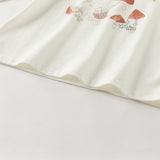 Dave&Bella Toddler Girls Soft Cotton White Classic T-shirts