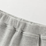 Dave&Bella Toddler Girls Grey/Navy Blue Casual Straight-leg Pants