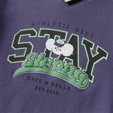 Dave&Bella Toddler Boys Cotton Cartoon Print T-shirt Tops