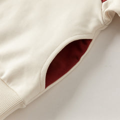 Dave&Bella Toddler Boys Autumn Dark Red Sports Coat Pants Suits Sets