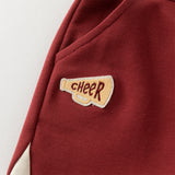 Dave&Bella Toddler Boys Dark Red Sports Coat Pants Suits