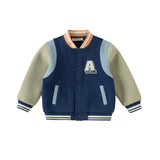 Dave&Bella Boys Toddler Outdoor Varsity Jackets Coat