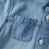 Dave&Bella Toddler Boys Casual Cotton Blue Hoodies Shirt Top