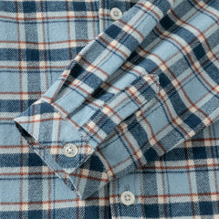 Dave&Bella Boys Autumn Cotton Formal Blue Plaid Shirt Top
