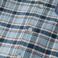 Dave&Bella Boys Autumn Cotton Formal Blue Plaid Shirt Top