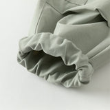 Dave&Bella Boys Toddler Grey Green Quick-Drying Overalls Drawstring Pants